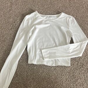 SHEIN Classic White Long Sleeve Tee